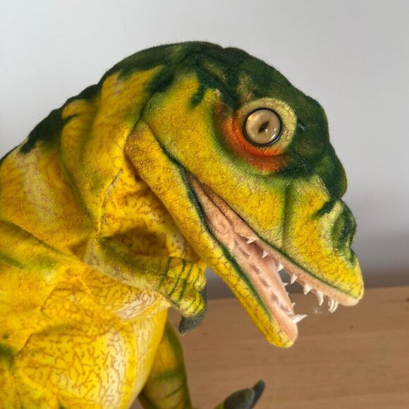 Hansa Dino Puppet Collection T-Rex Plush Hand Puppet collectible funny - Picture 5 of 16